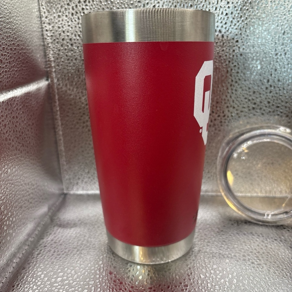 Red Insulated Tumbler with Lid